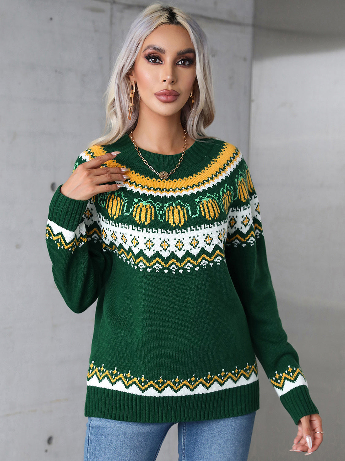 Relaxed V-Neck Sweater