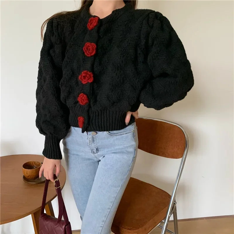 Casual Cropped Sweater