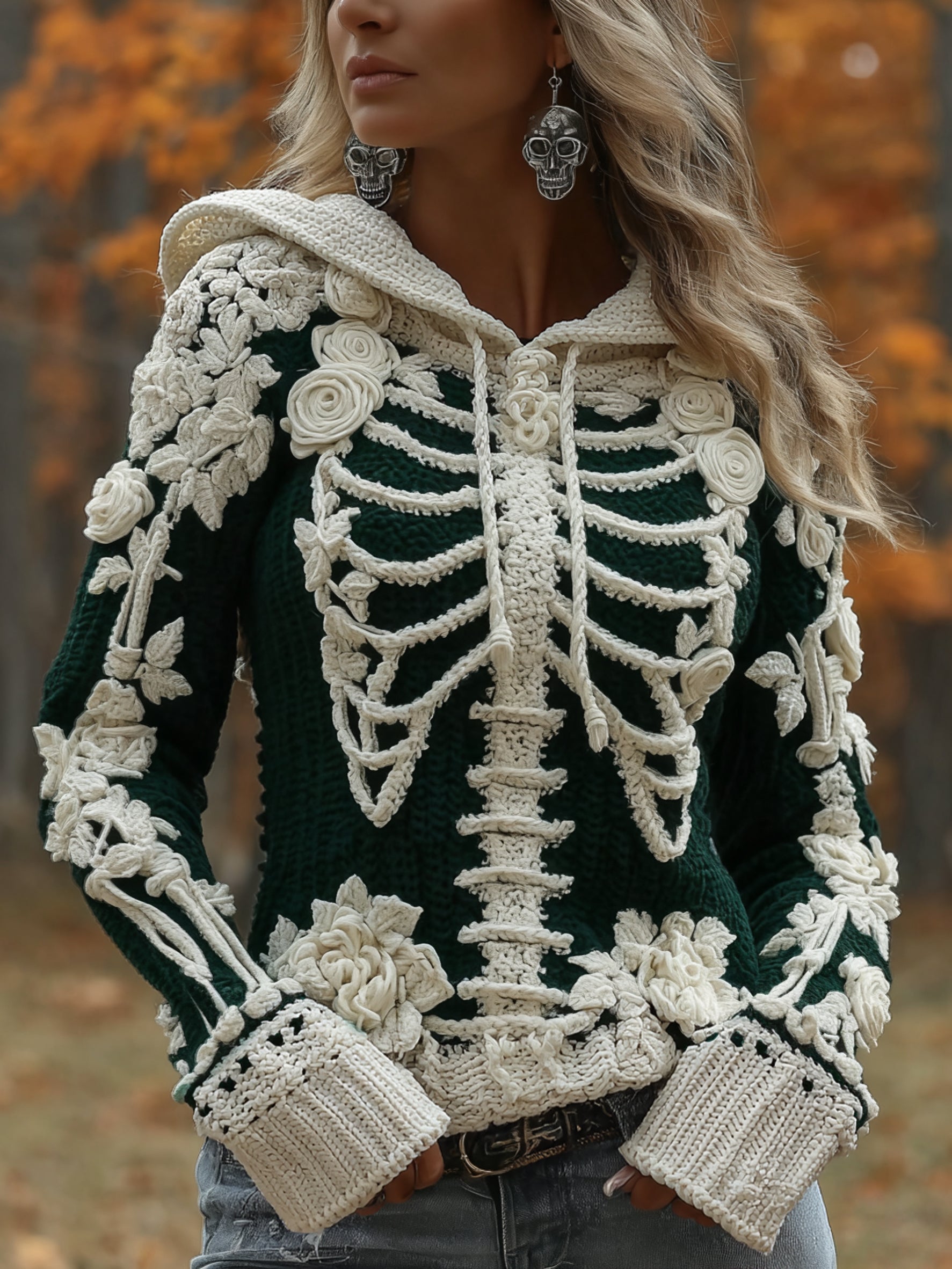 Textured Striped Sweater