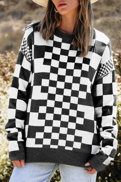 Relaxed Buttoned Sweater