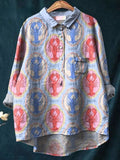Relaxed Long-Sleeve Shirt