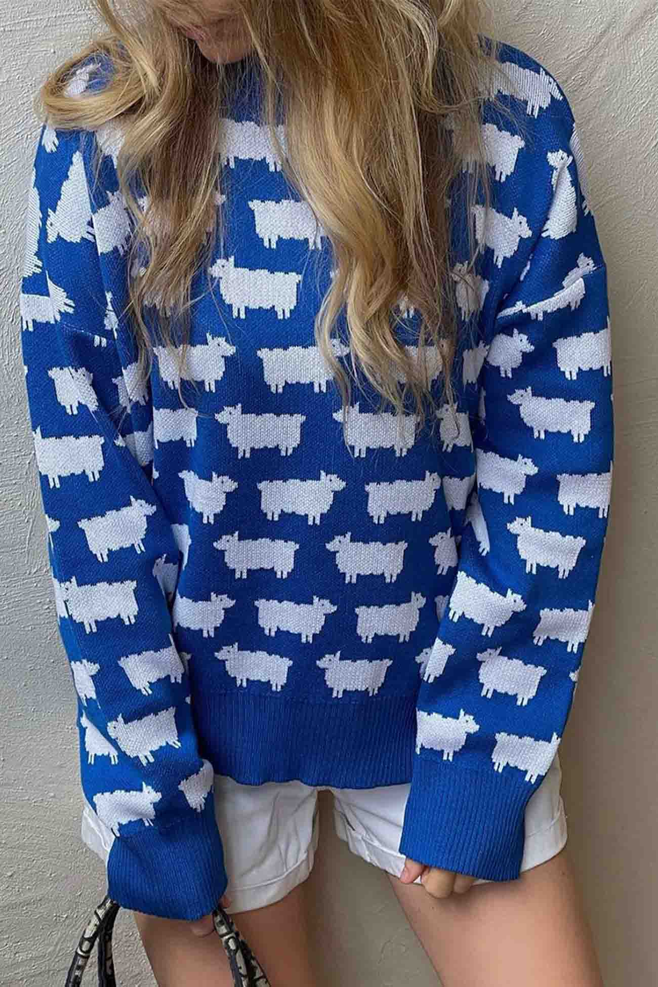 Relaxed Buttoned Sweater