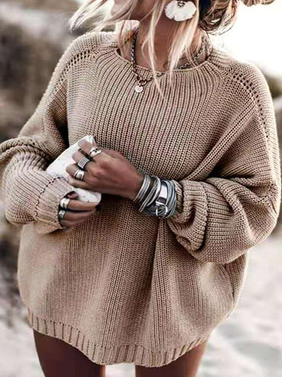 Textured Buttoned Sweater