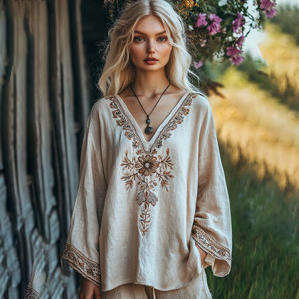 Relaxed Long-Sleeve Shirt