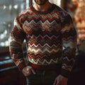 Textured Striped Sweater