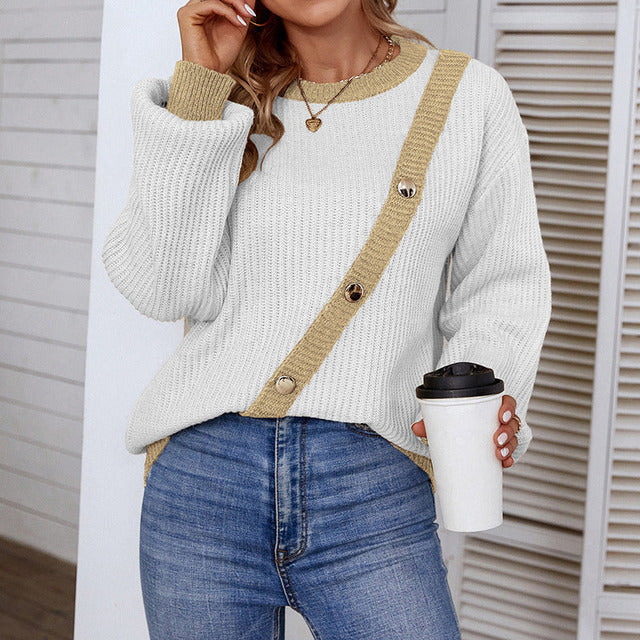 Textured Striped Sweater