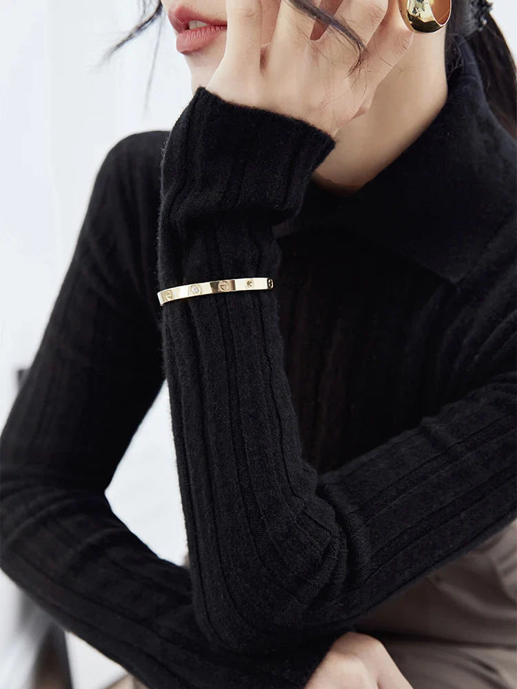 Warm Ribbed Sweater