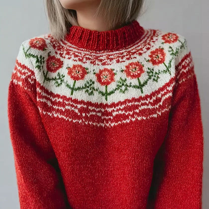 Relaxed V-Neck Sweater