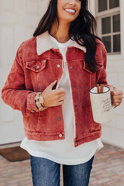 Cozy Double-Breasted Coat