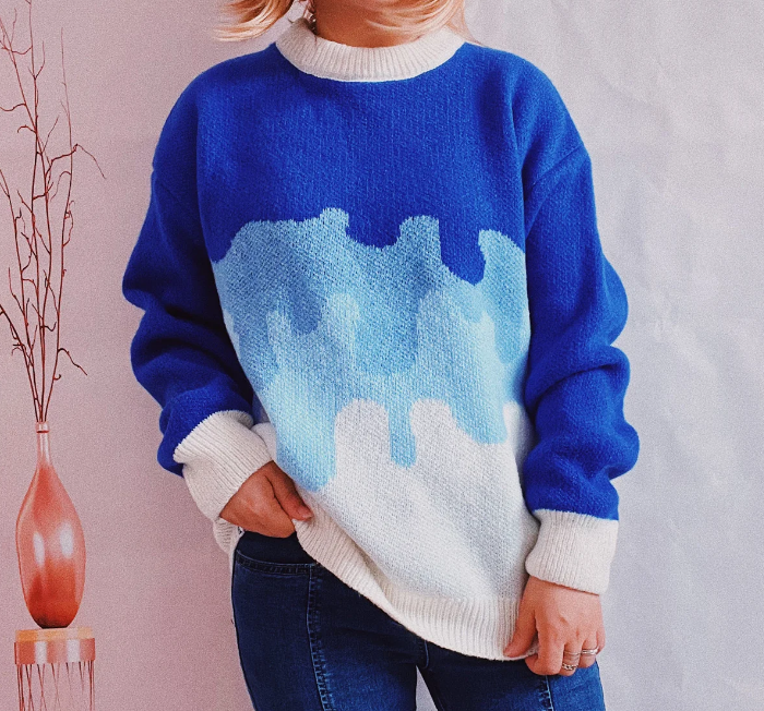 Textured Cable Sweater