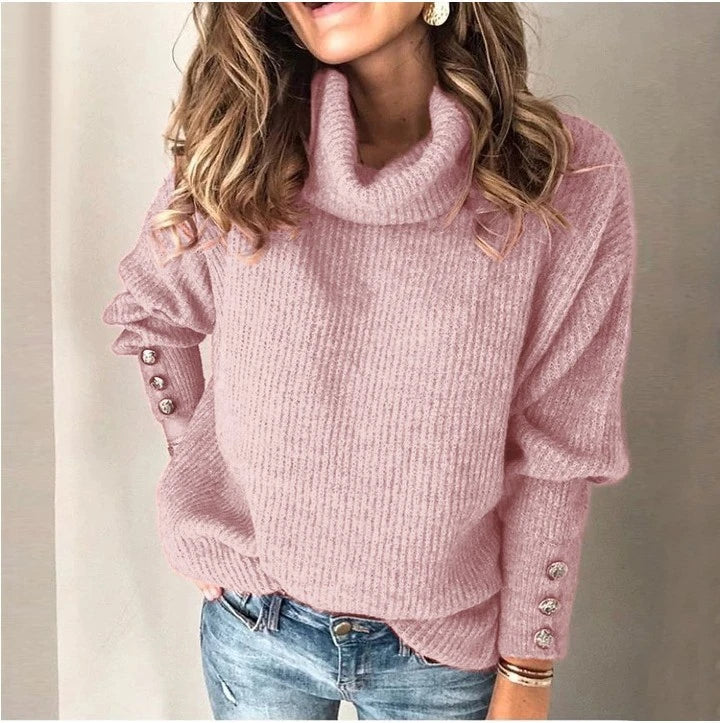 Relaxed Buttoned Sweater