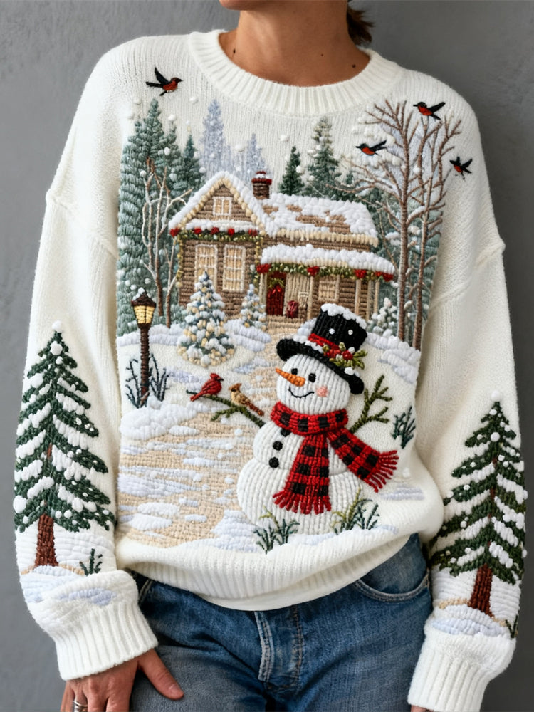 Relaxed Cropped Sweater