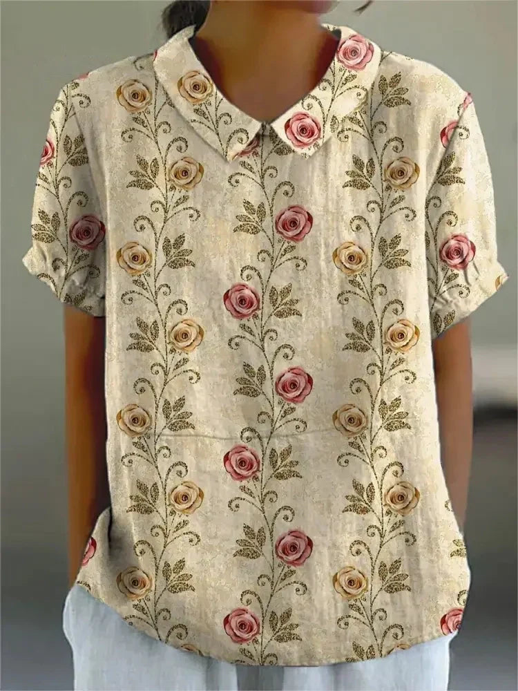Pretty Buttoned Blouse