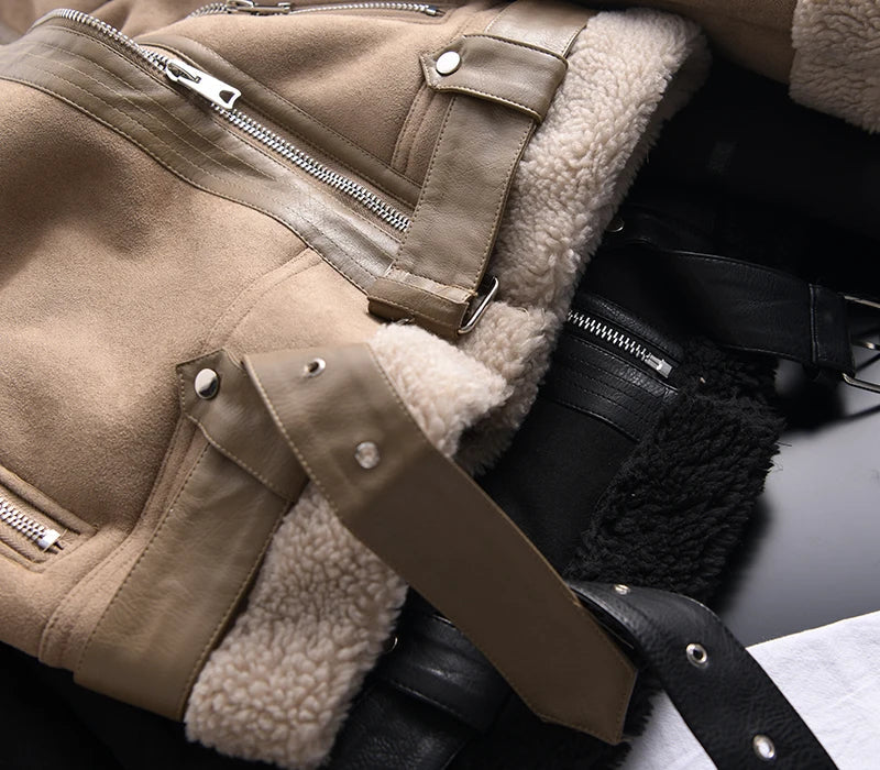Layered Buttoned Coat
