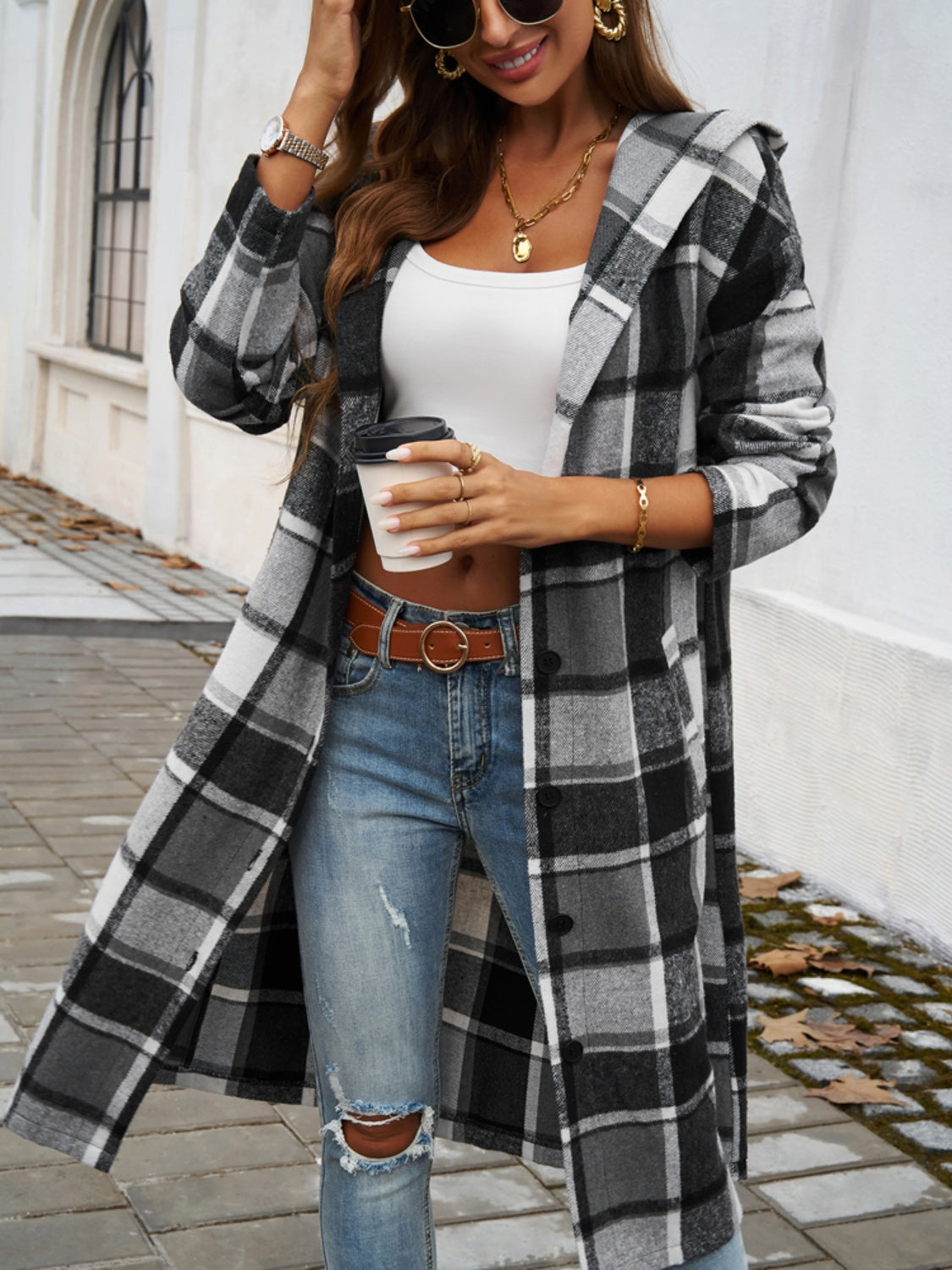 Layered Longline Coat