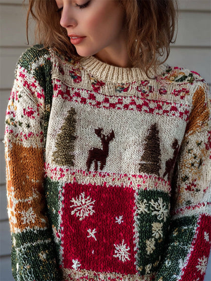 Textured Cable Sweater