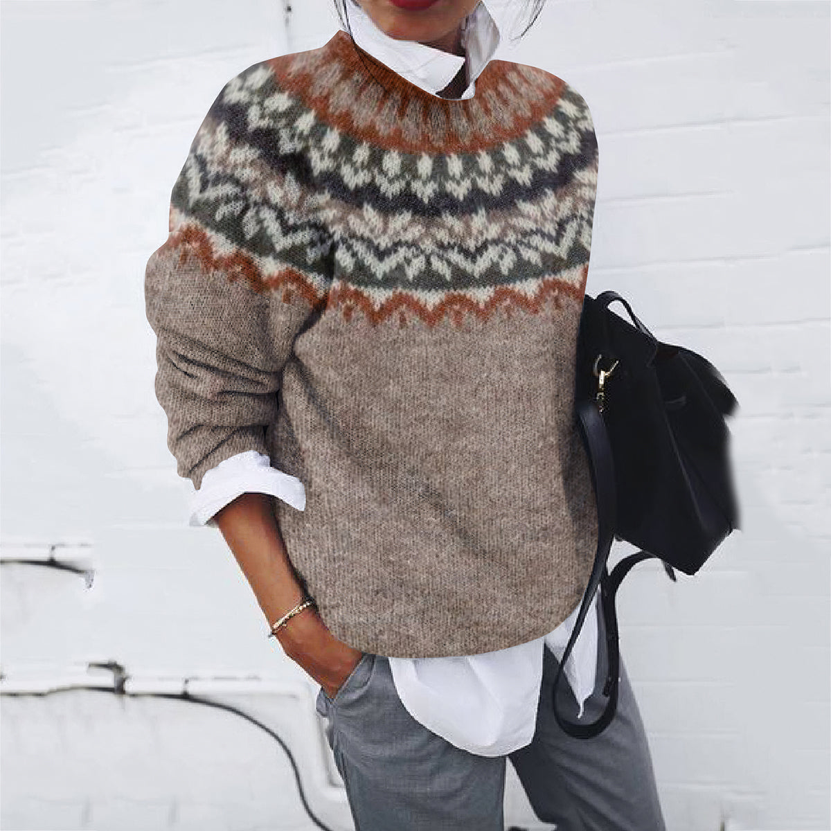 Weekend Striped Sweater