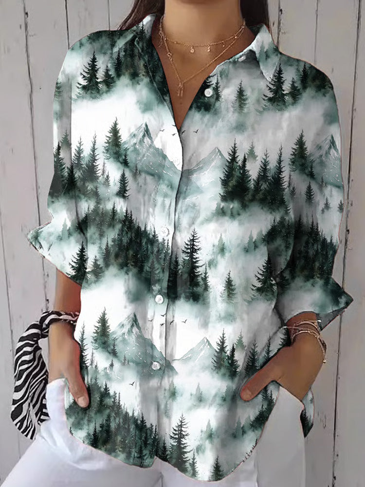 Relaxed Long-Sleeve Shirt