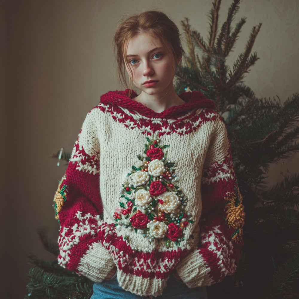 Textured Cable Sweater
