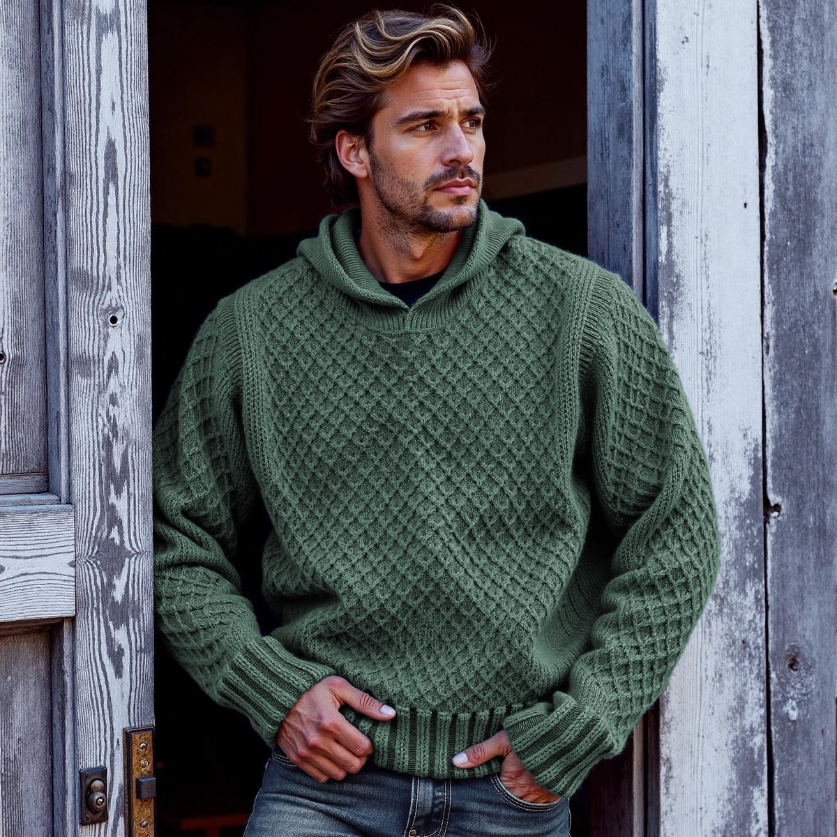 Warm V-Neck Sweater