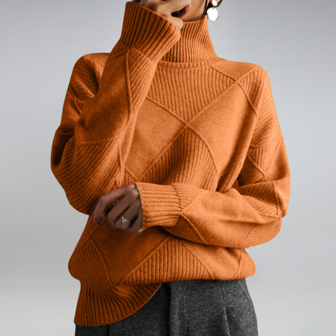 Textured Buttoned Sweater