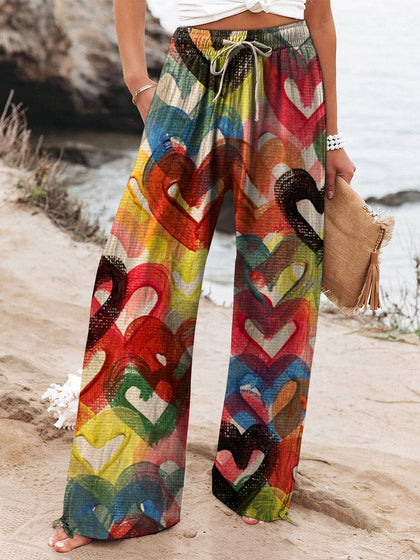 Layered Pull-On Pants