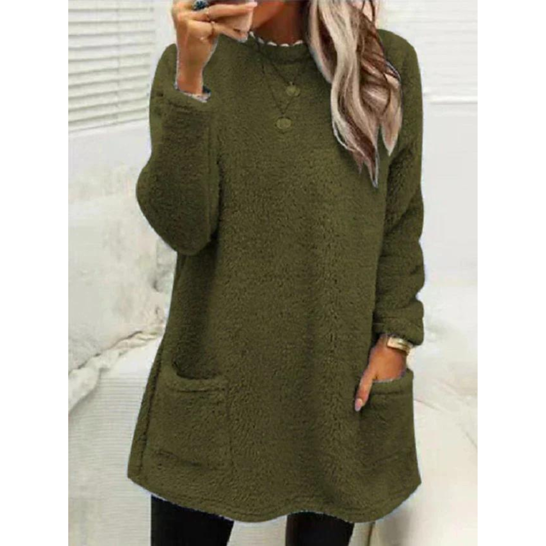 Relaxed Buttoned Sweater