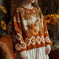 Casual Cropped Sweater