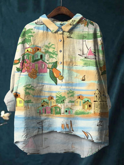 Relaxed Long-Sleeve Shirt