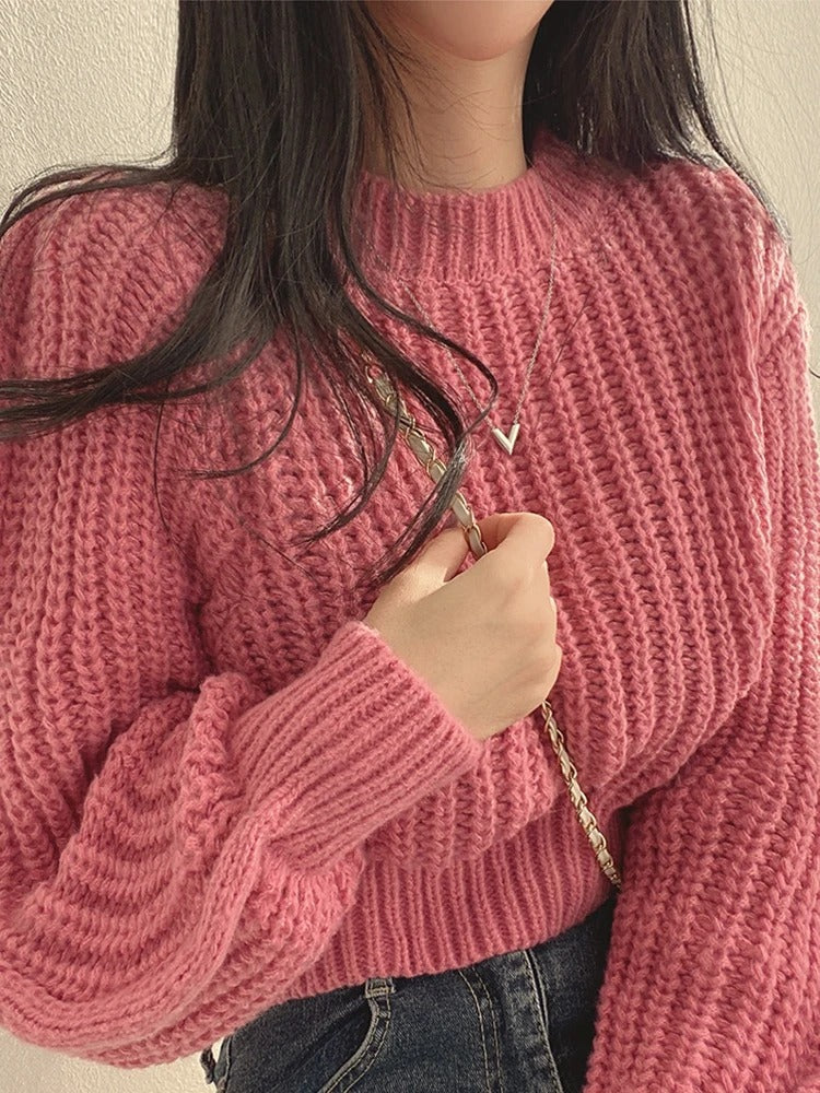 Casual Ribbed Sweater