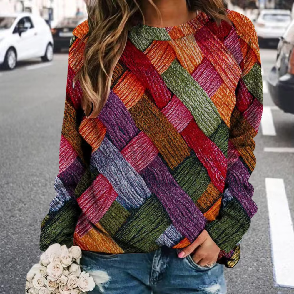 Textured V-Neck Sweater