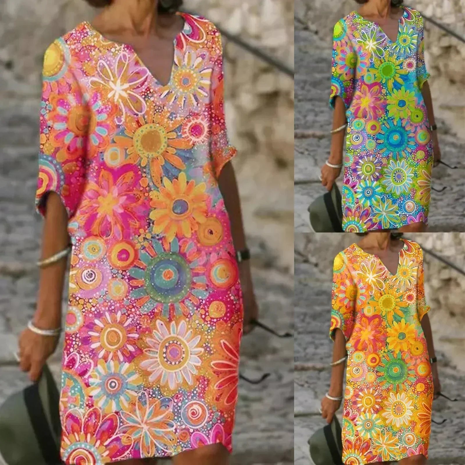 Classic Floral Dress