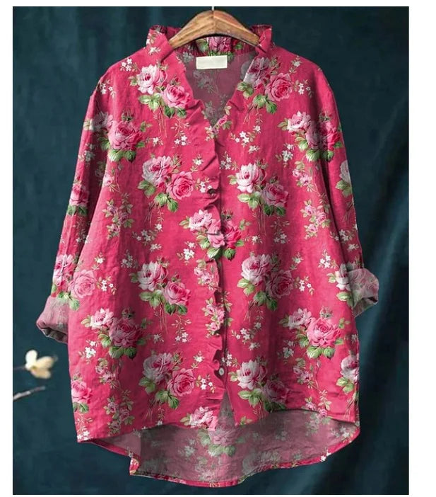 Casual Eyelet Blouse
