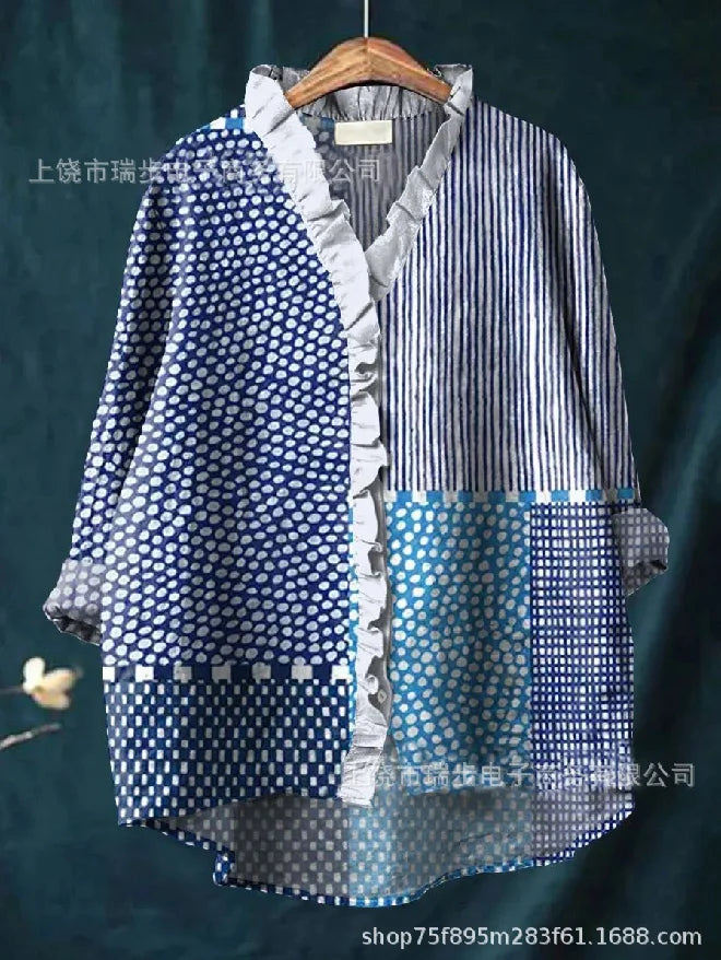 Casual Eyelet Blouse
