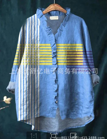 Casual Eyelet Blouse