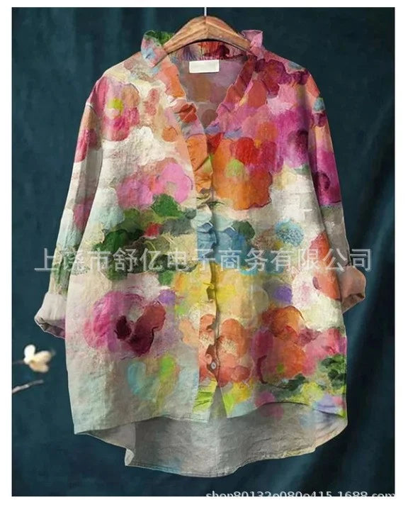 Casual Eyelet Blouse