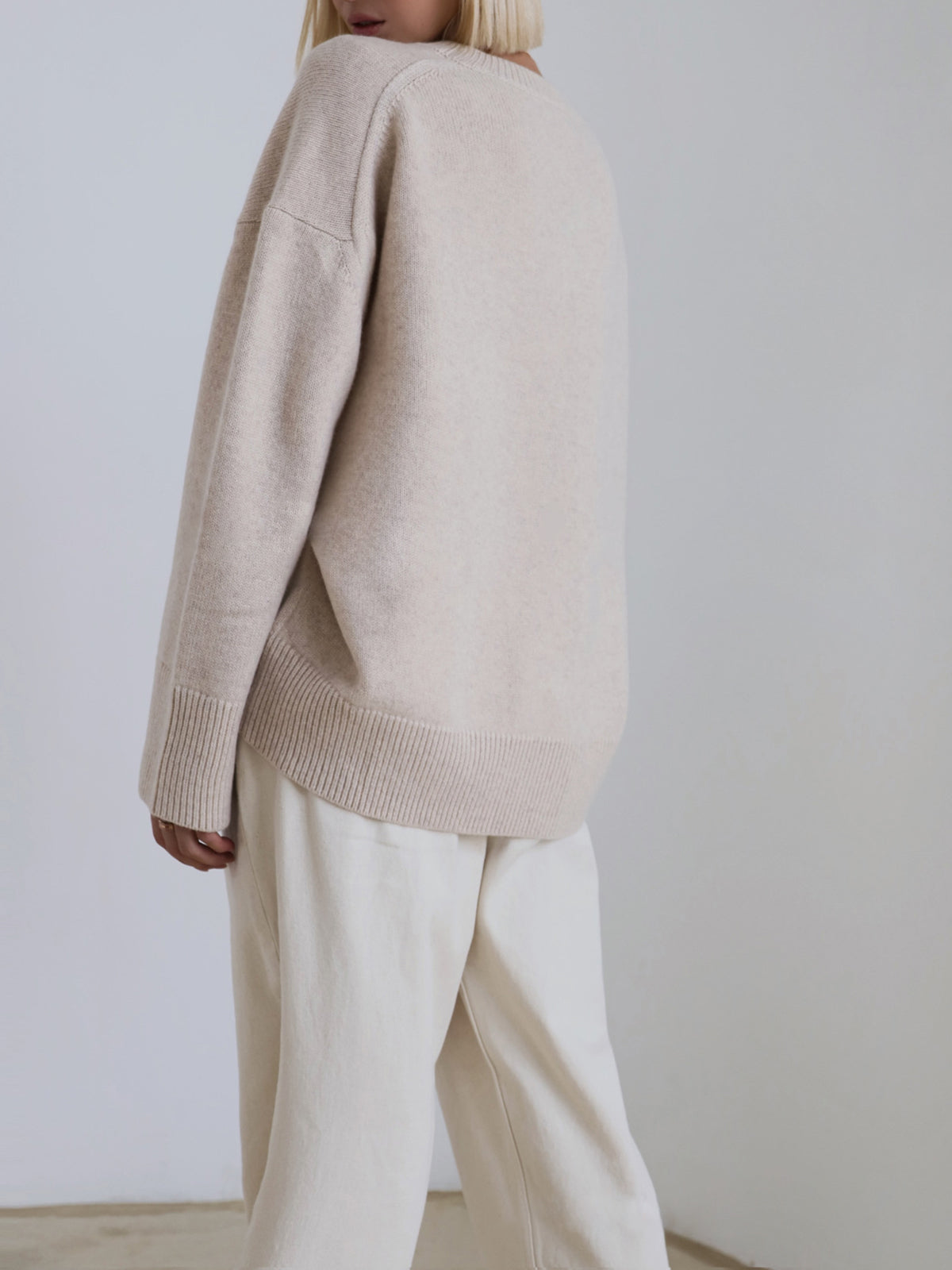 Textured Oversized Sweater