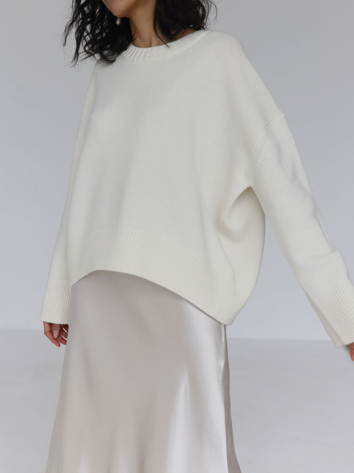 Textured Oversized Sweater
