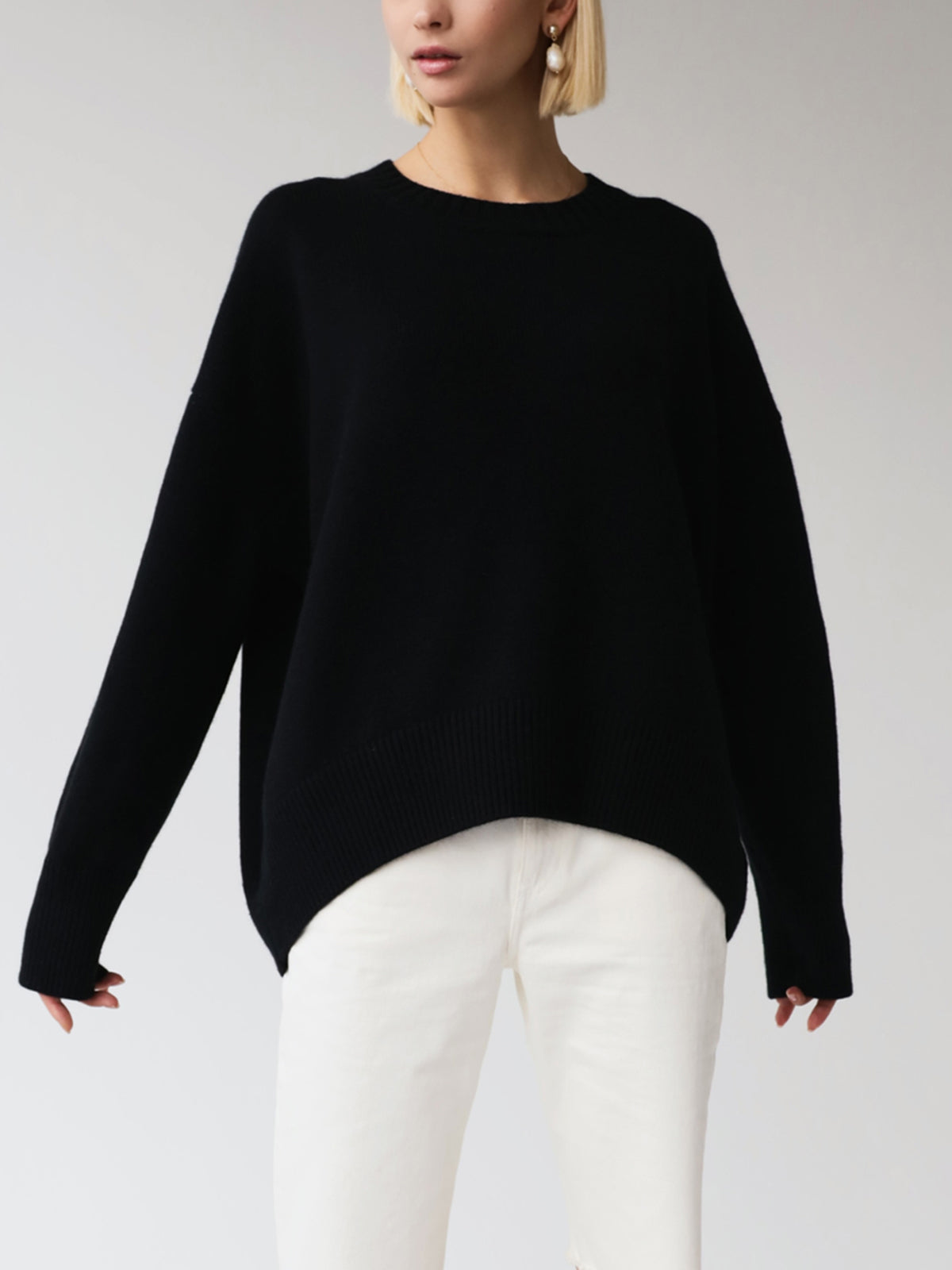 Textured Oversized Sweater