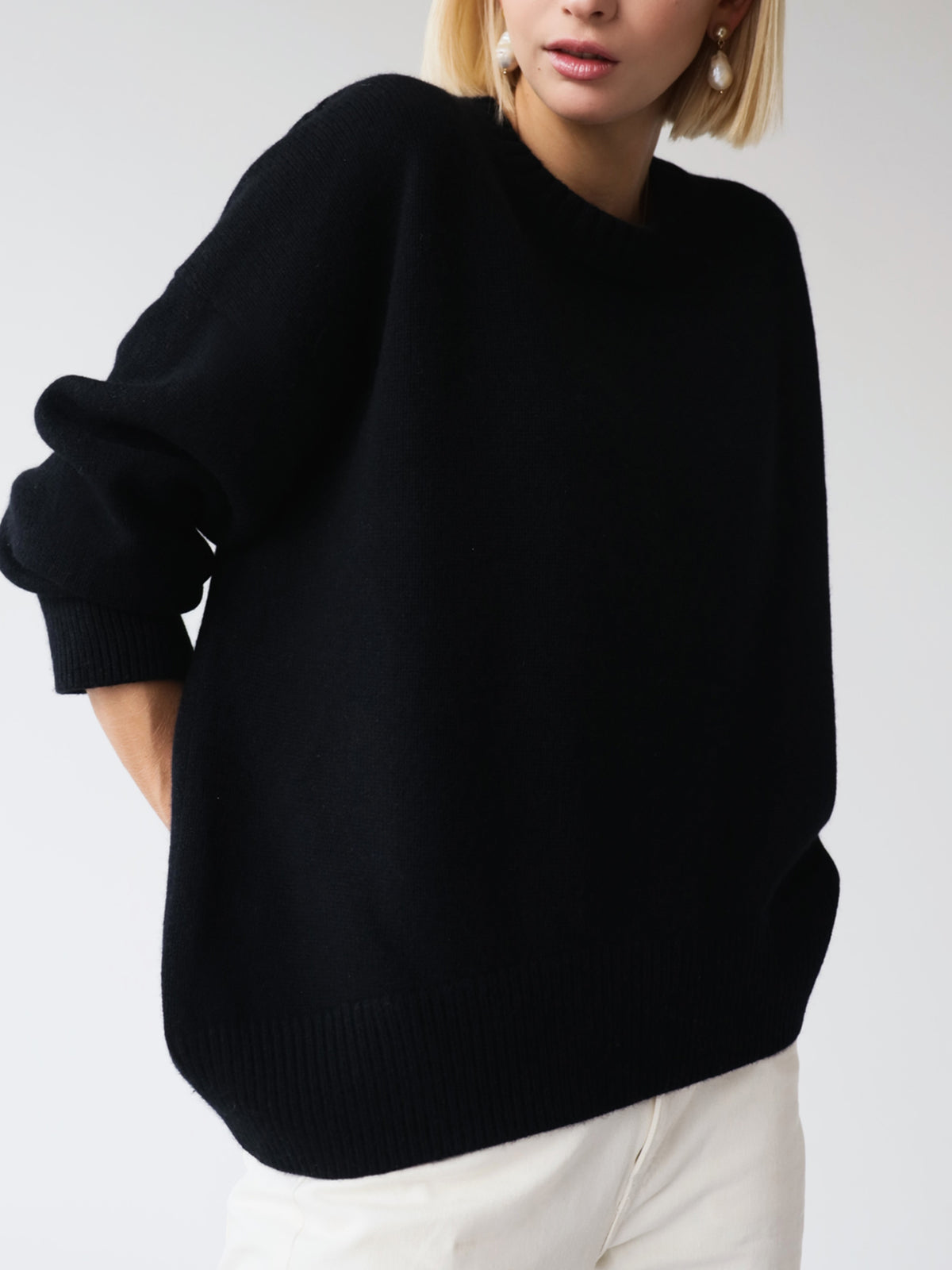 Textured Oversized Sweater