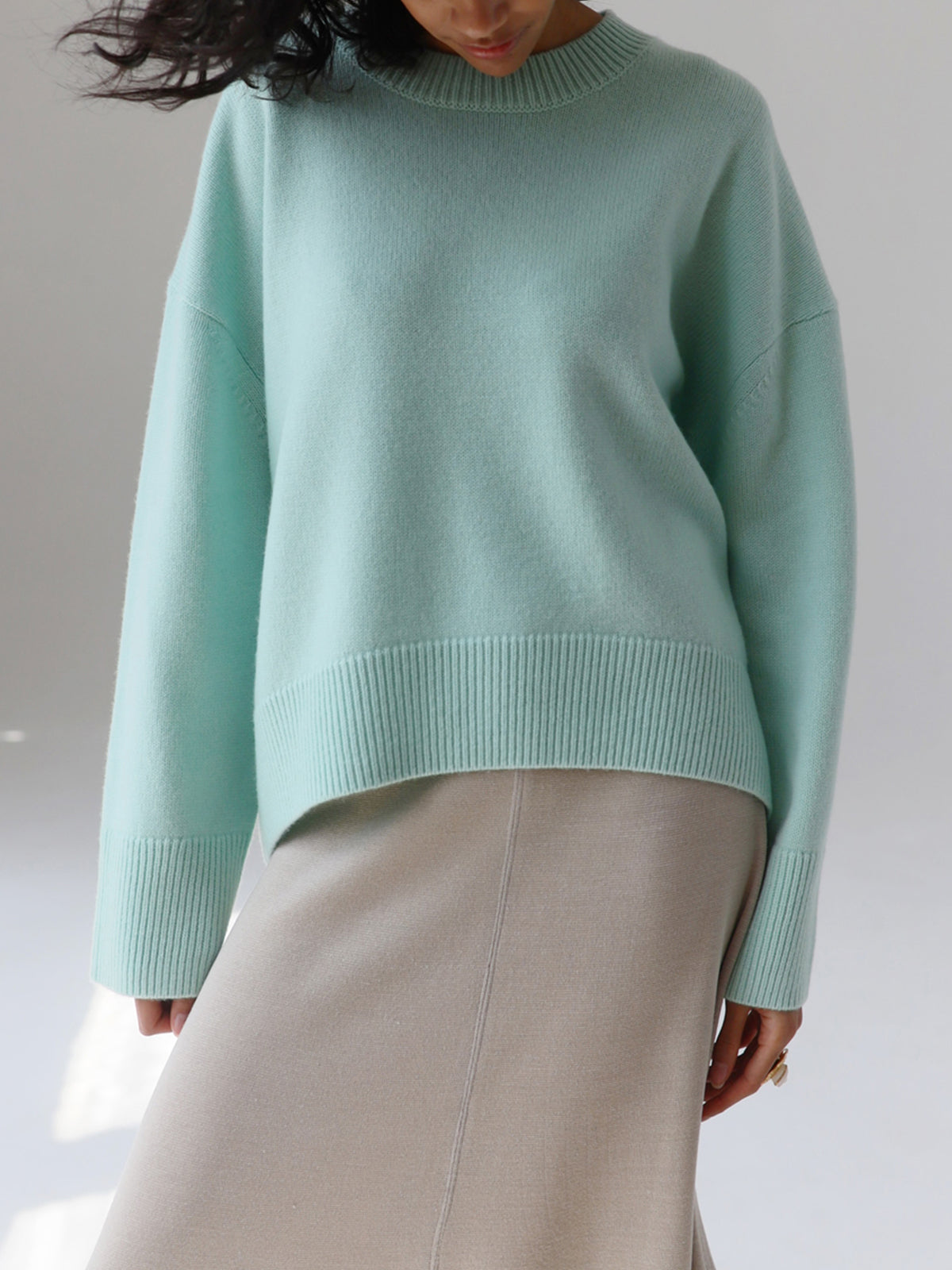 Textured Oversized Sweater