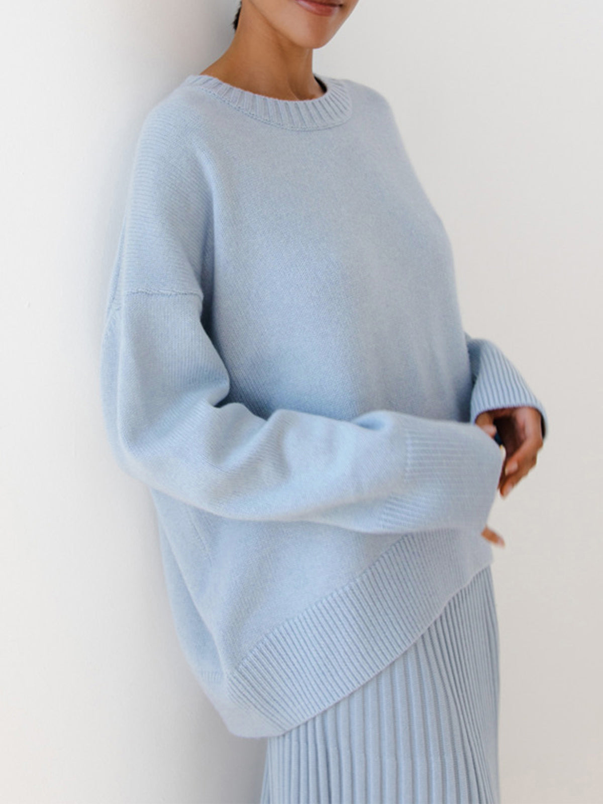 Textured Oversized Sweater