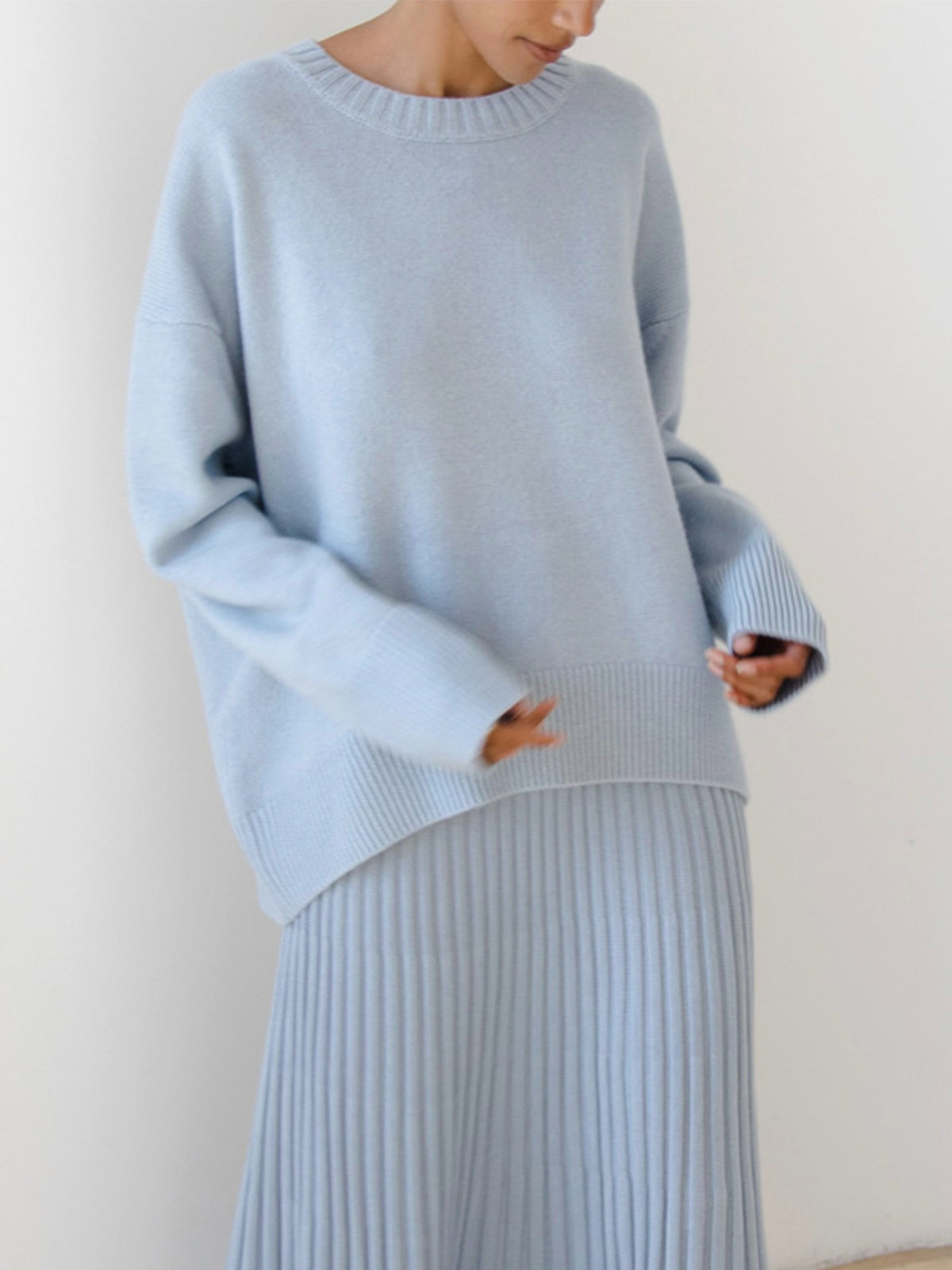 Textured Oversized Sweater