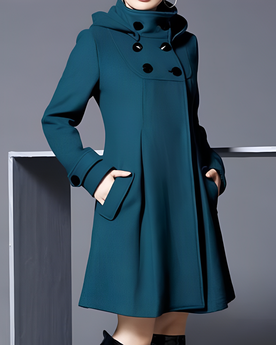 Relaxed Buttoned Coat