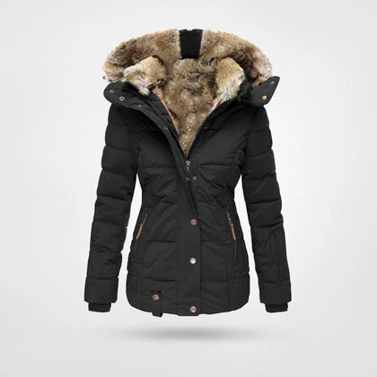 Layered Quilted Coat
