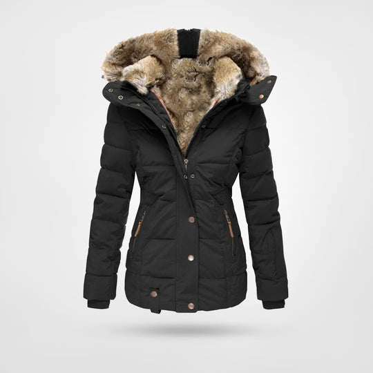 Layered Quilted Coat