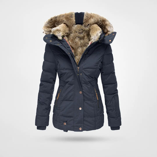 Layered Quilted Coat