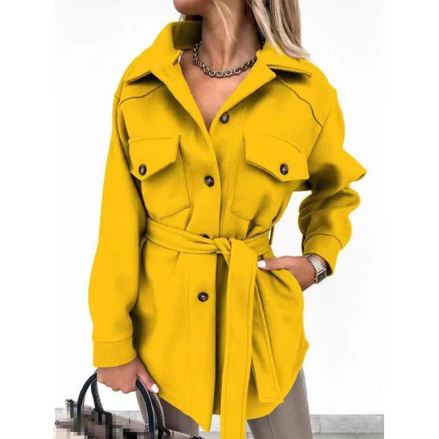 Everyday Buttoned Coat