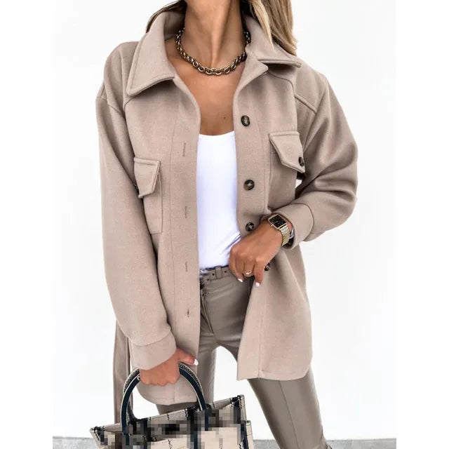 Everyday Buttoned Coat