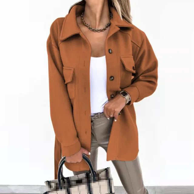 Everyday Buttoned Coat